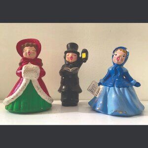 Vintage 1970s Holland Mold Ceramic Christmas Carolers – Set of 3